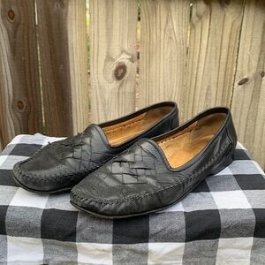 Santoni ‘Boca’ slip on loafers, size 14D
